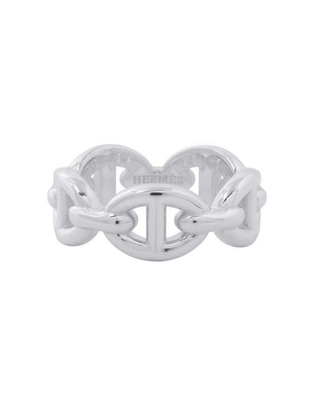 Hermes Ring Chaine D'ancre Enchainee PM